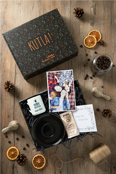 Felsefe Öğretmeni Hediye Kutusu - Kişiye Özel Türk Kahvesi Fincanı, Türk Kahvesi 6 Gr, Fotoğraf 1 Adet