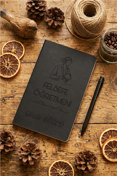 Felsefe Öğretmeni Kişiye Özel Defter ve Kalem