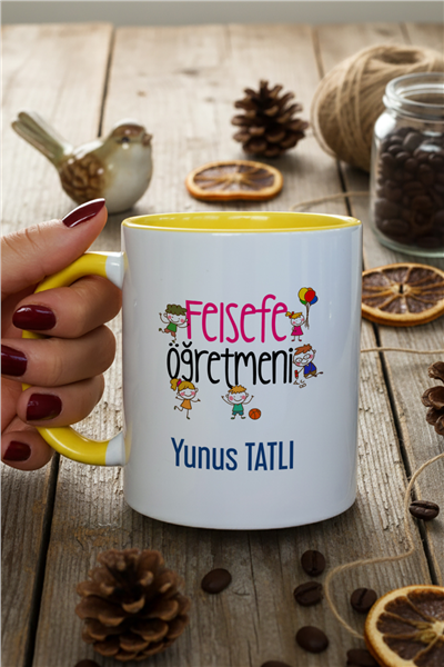 Felsefe Öğretmeni Kişiye Özel Kupa Bardak Standart