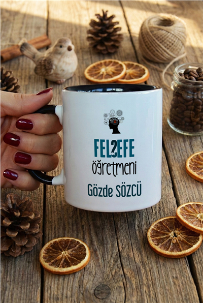 Felsefe Öğretmeni Kişiye Özel Kupa Bardak Standart
