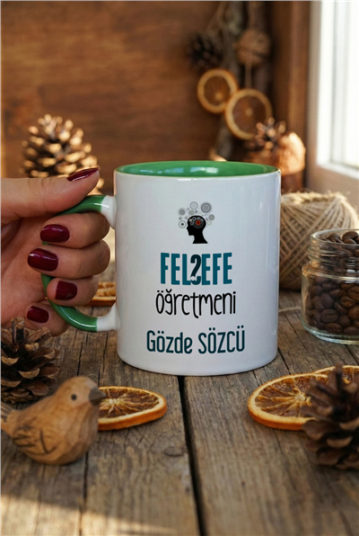 Felsefe Öğretmeni Kişiye Özel Kupa Bardak Standart