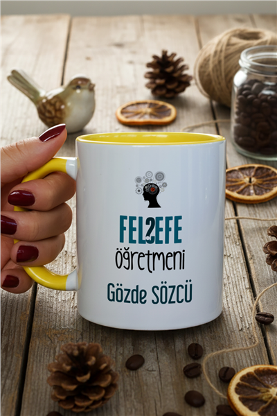 Felsefe Öğretmeni Kişiye Özel Kupa Bardak Standart