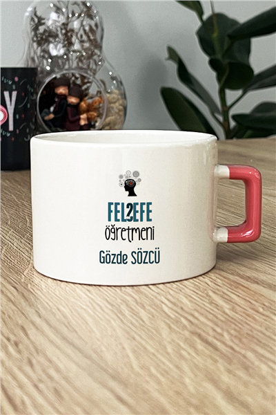 Felsefe Öğretmeni Kişiye Özel Lüks Fincan