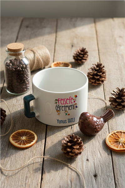 Felsefe Öğretmeni Kişiye Özel Lüks Fincan