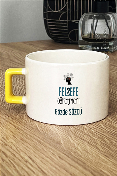 Felsefe Öğretmeni Kişiye Özel Lüks Fincan