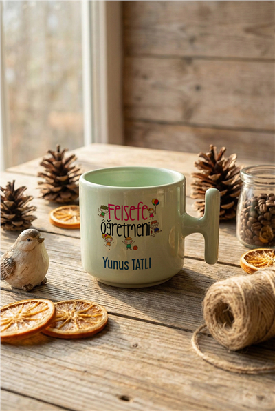 Felsefe Öğretmeni Kişiye Özel T Pastel Kupa