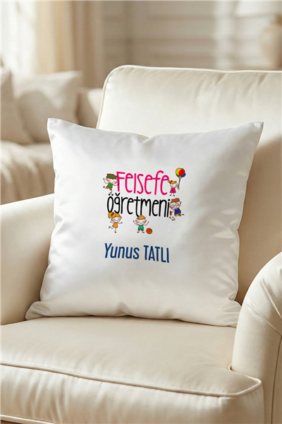 Felsefe Öğretmeni Kişiye Özel Yastık