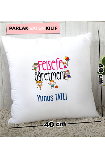 Felsefe Öğretmeni Kişiye Özel Yastık