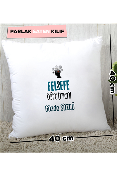 Felsefe Öğretmeni Kişiye Özel Yastık