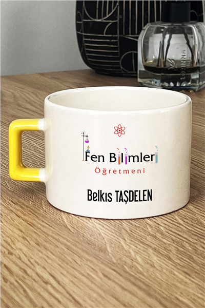 Fen Bilimleri Öğretmeni Kişiye Özel Lüks Fincan