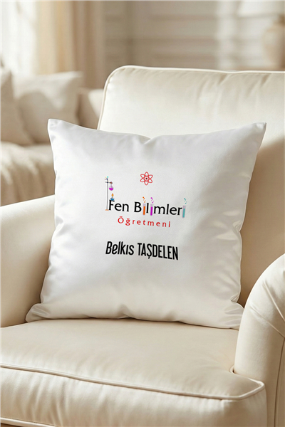 Fen Bilimleri Öğretmeni Kişiye Özel Yastık