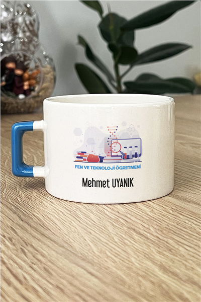 Fen ve Teknoloji Öğretmeni Kişiye Özel Lüks Fincan