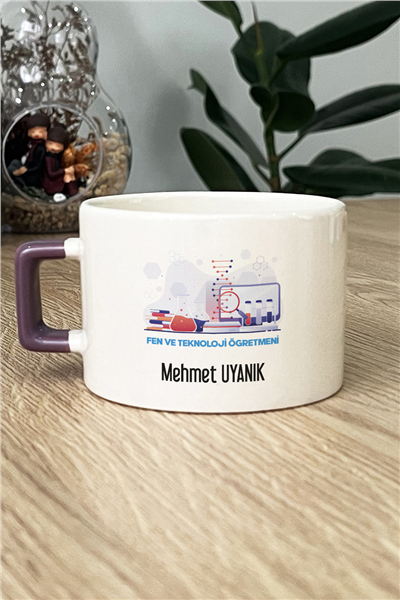 Fen ve Teknoloji Öğretmeni Kişiye Özel Lüks Fincan