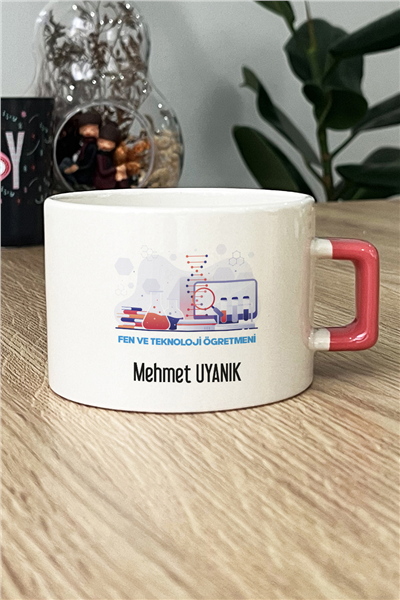Fen ve Teknoloji Öğretmeni Kişiye Özel Lüks Fincan