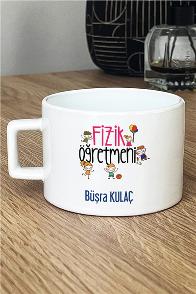 Fizik Öğretmeni Kişiye Özel Lüks Fincan