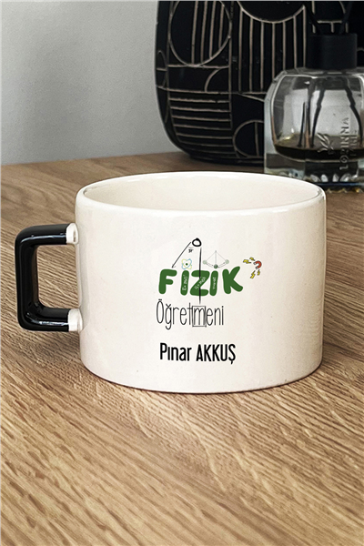 Fizik Öğretmeni Kişiye Özel Lüks Fincan