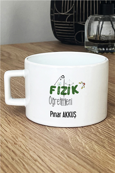 Fizik Öğretmeni Kişiye Özel Lüks Fincan