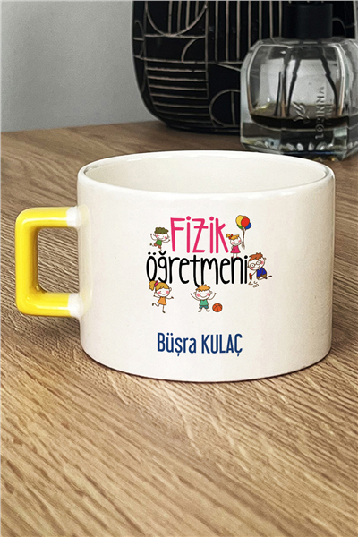 Fizik Öğretmeni Kişiye Özel Lüks Fincan