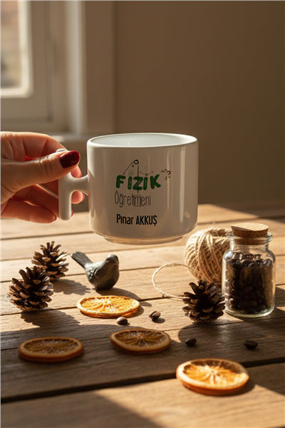 Fizik Öğretmeni Kişiye Özel T Kupa