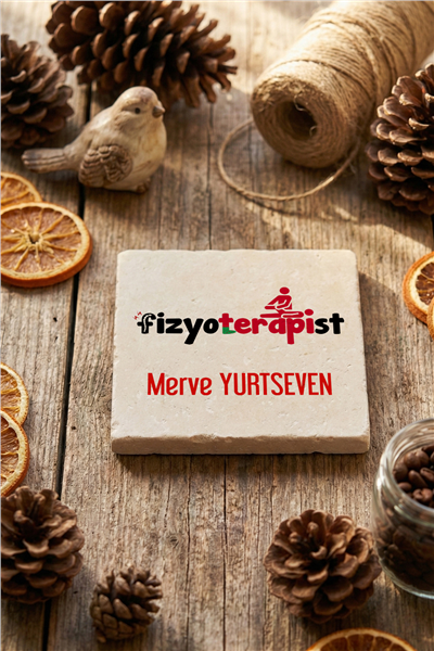 Fizyoterapist Kişiye Özel Bardak Altlığı