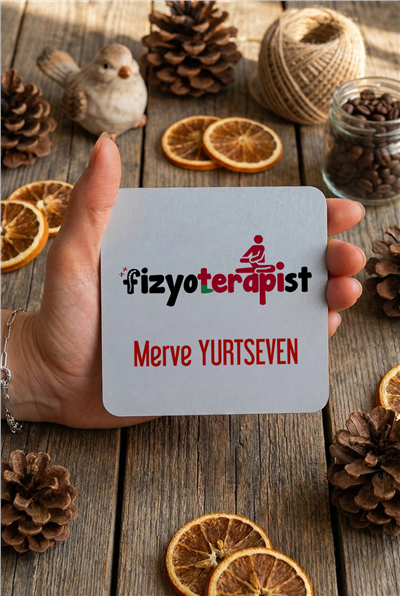 Fizyoterapist Kişiye Özel Bardak Altlığı