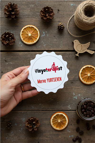 Fizyoterapist Kişiye Özel Bardak Altlığı