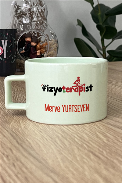 Fizyoterapist Kişiye Özel Lüks Pastel Fincan