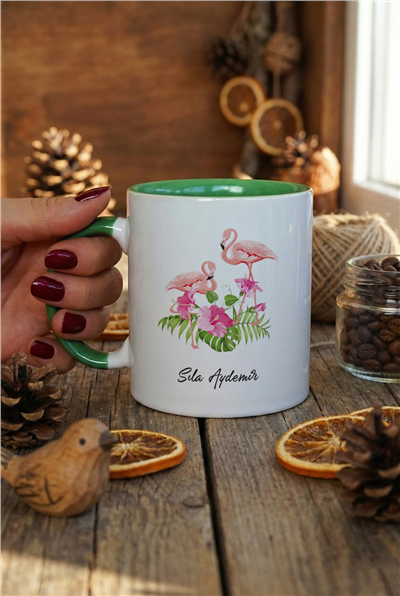 Flamingo Kişiye Özel Kupa Bardak Standart