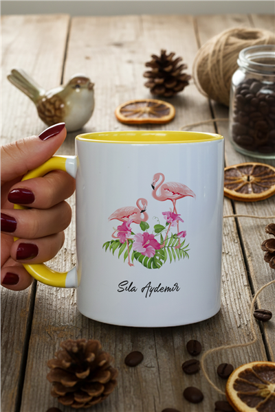 Flamingo Kişiye Özel Kupa Bardak Standart