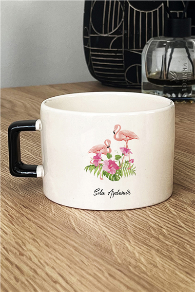 Flamingo Kişiye Özel Lüks Fincan