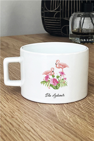 Flamingo Kişiye Özel Lüks Fincan