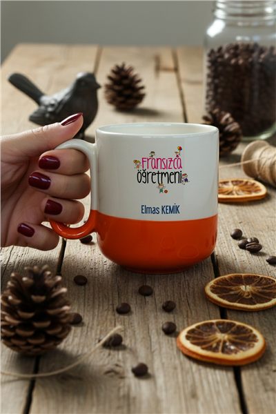 Fransızca Öğretmeni Kişiye Özel Kupa Bardak Pro