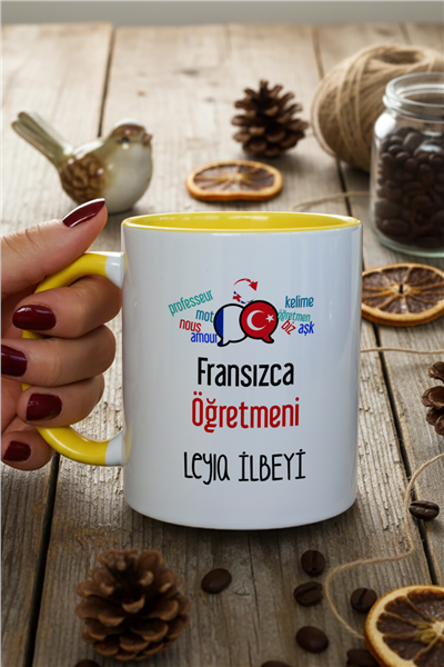 Fransızca Öğretmeni Kişiye Özel Kupa Bardak Standart