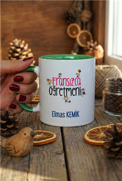 Fransızca Öğretmeni Kişiye Özel Kupa Bardak Standart