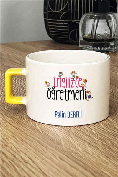 Fransızca Öğretmeni Kişiye Özel Lüks Fincan