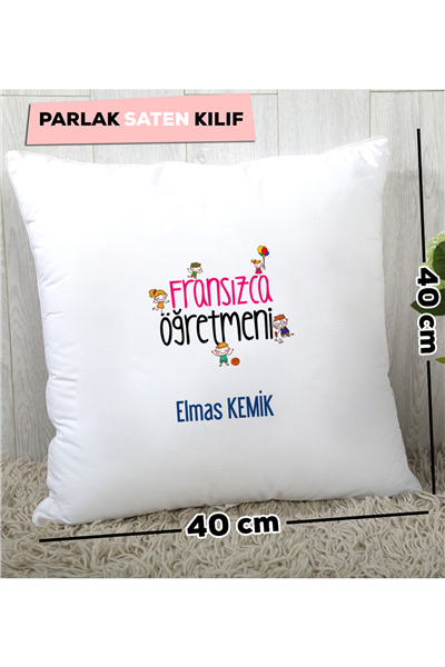 Fransızca Öğretmeni Kişiye Özel Yastık