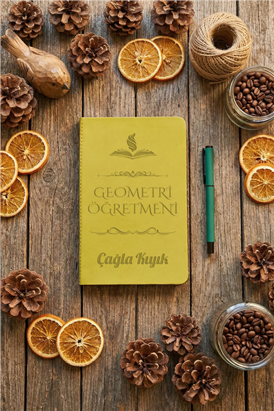 Geometri Öğretmeni Kişiye Özel Defter ve Kalem