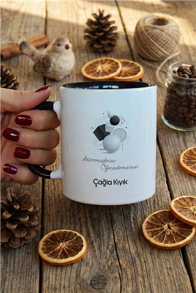Geometri Öğretmeni Kişiye Özel Kupa Bardak Standart