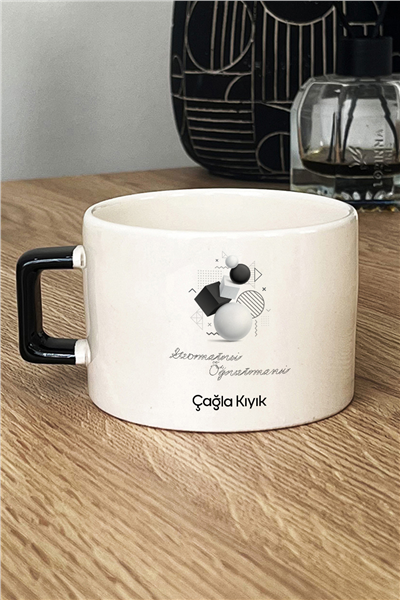 Geometri Öğretmeni Kişiye Özel Lüks Fincan