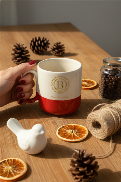 Gold Baş Harf Kişiye Özel Kupa Bardak Pro