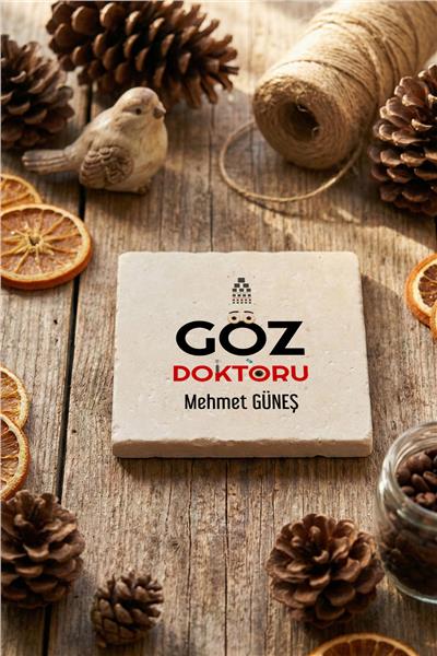 Göz Doktoru Kişiye Özel Bardak Altlığı