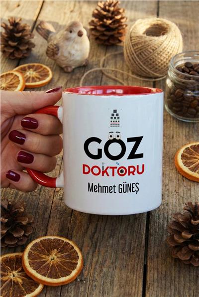 Göz Doktoru Kişiye Özel Kupa Bardak Standart