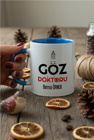 Göz Doktoru Kişiye Özel Kupa Bardak Standart
