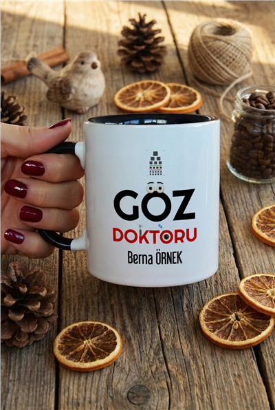 Göz Doktoru Kişiye Özel Kupa Bardak Standart