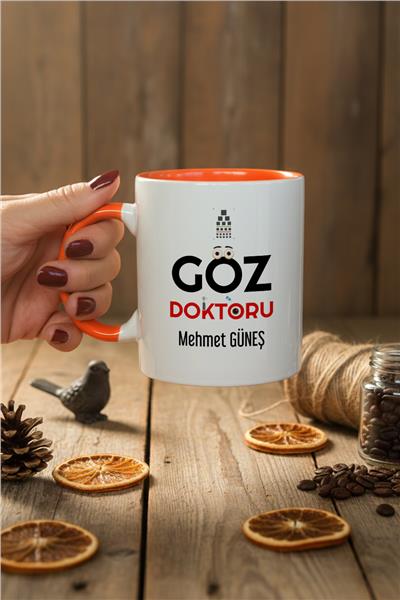 Göz Doktoru Kişiye Özel Kupa Bardak Standart