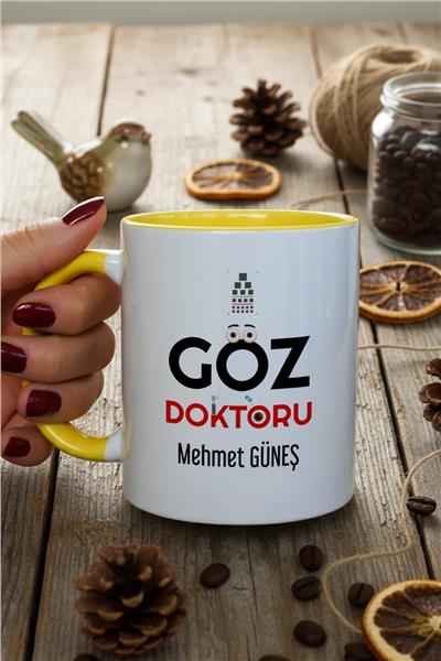 Göz Doktoru Kişiye Özel Kupa Bardak Standart
