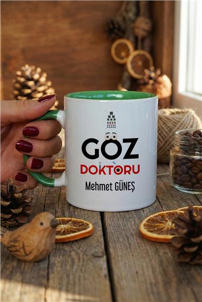 Göz Doktoru Kişiye Özel Kupa Bardak Standart