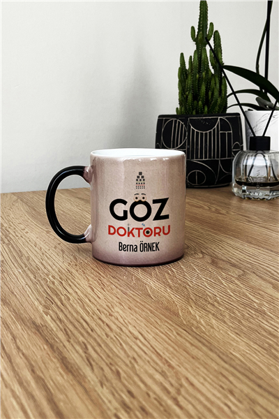 Göz Doktoru Kişiye Özel Kupa Bardak Standart