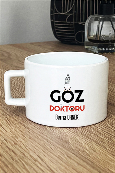 Göz Doktoru Kişiye Özel Lüks Fincan