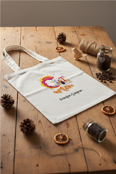 Grafiker Kişiye Özel Bez Çanta